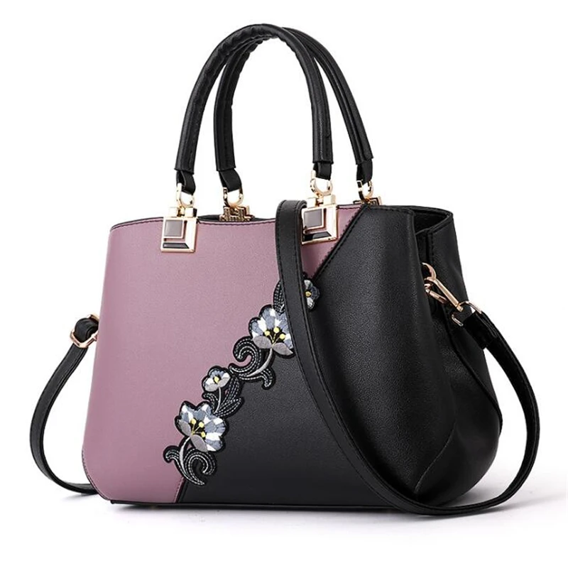 Роскошные сумки на плечо модные женские сумки Сумки из искусственной кожи брендовые дизайнерские Популярные Цветные ручные сумки с верхней ручкой Цветочная сумка-мессенджер