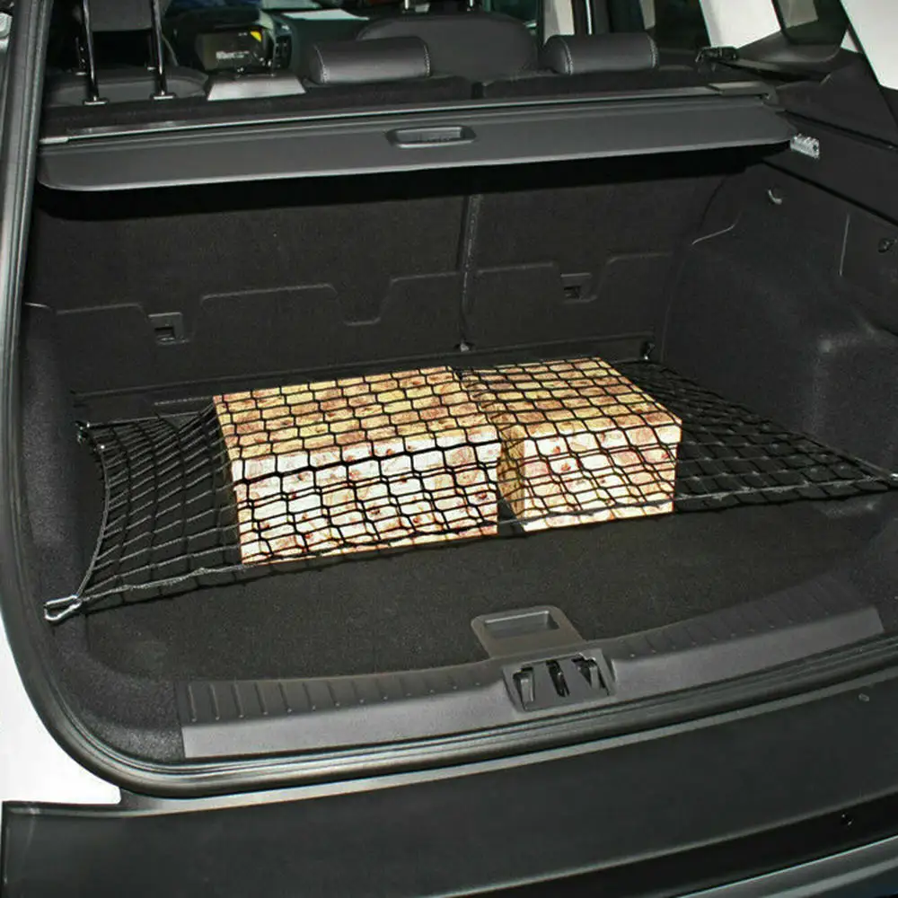 Сетка для багажника сетка автомобильного с 4 крючками 110x40 см | Автомобили и