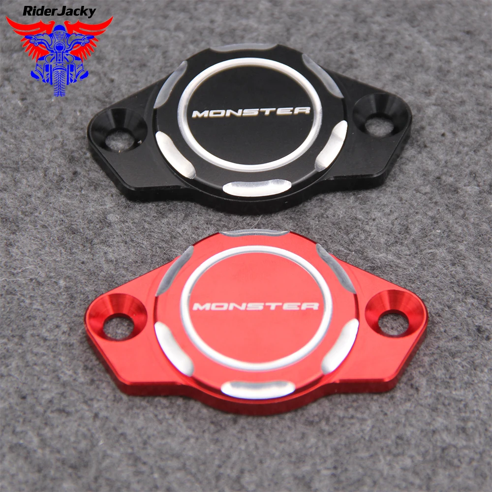 Per Ducati Monster S4R S4R S Testastretta 2007 2008,Monster 600 2001, Rosso Nero Parti Di Modifica Cnc Alternatore Tappo Di Copertura Rosso