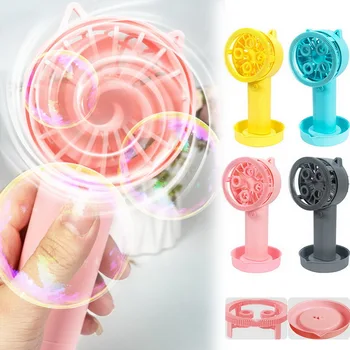 

Handheld Fan Personal Fan with Bubble Function 3 Wind Speeds for Desk Office Home Travel