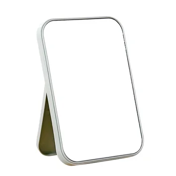 

Women Simple Design Portable Facial Makeup Mirror Compact Foldable Desktop Cosmetic Makeup Mirror (Light Green)