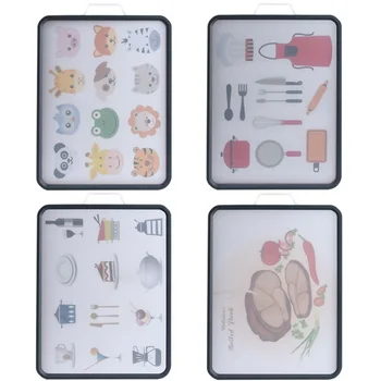 

Kitchen Double Sided Chopping Board Multifunctional Kitchen Cutting Board Vegetable Fruits Food Chopping Block