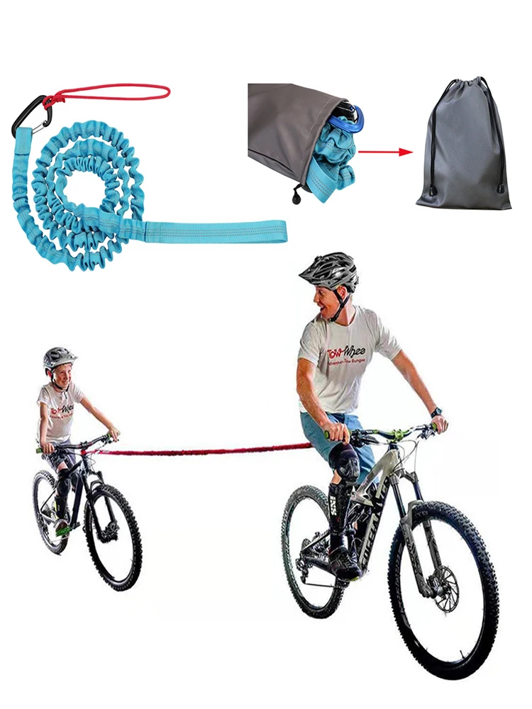 OutdoorBicycleTractionRopeNylonParentChildMTBBikePortable
