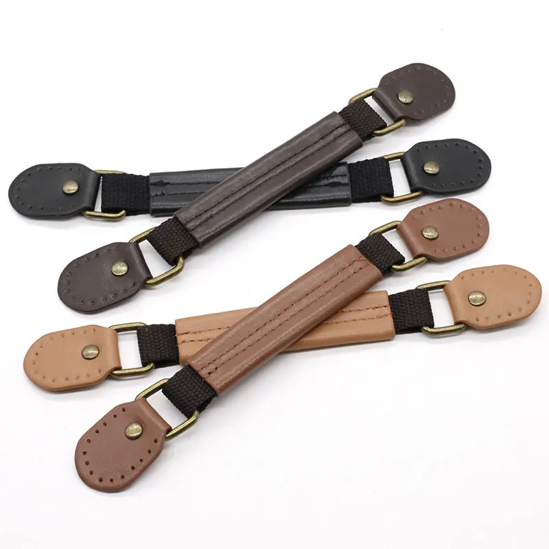 Unisex Handle Handbag Strap LuggageGift Box Decoration Accessories Simple PU Furniture Door Pull Handle Suitcase Handle