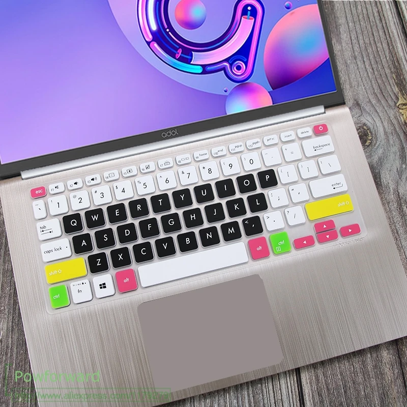Для ASUS Vivobook S14 S403FA S403 Z403 s403 A403 FA S Z 403 14 дюймов силиконовая клавиатура для ноутбука чехол для защиты кожи - Цвет: candyblack