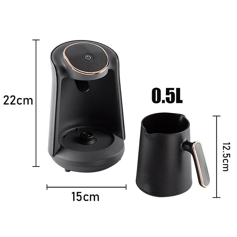 Cafetera pequeña de escritorio de 0,5l para el hogar, Mini cafetera para oficina, electrodomésticos convenientes de 220V y 600W|Hervidores de agua eléctricos| AliExpress