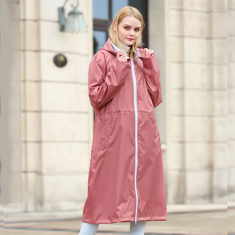 

Женский дождевик с капюшоном Yuding, легкий портативный непромокаемый плащ для мужчин и женщин, плащ унисекс, дождевик для путешествий и велоспорта