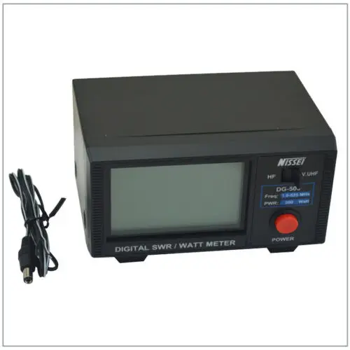 Nissei DG-503 Digital LCD 3.5" SWR & Watt Meter for Two-way Radios,walkie talkie
