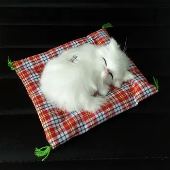 

Lovely Cute Stuffed Toys Lovely Simulation Animal Cat Doll Plush Sleeping Cats Toy Kids Toy Decorations Birthday Gift