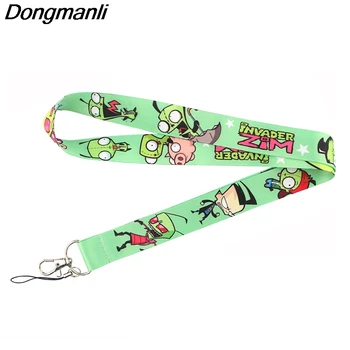 

P4278 Dongmanli Alien Lanyard Badge ID Lanyards/ Mobile Phone Rope/ Key Lanyard Neck Straps Accessories