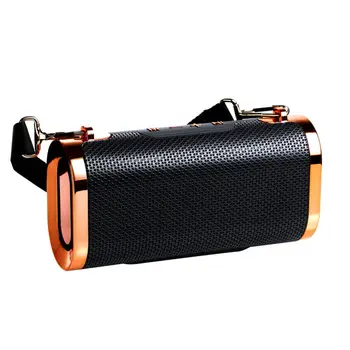 

Hot Style Shoulder Strap Bluetooth Speaker Double Speaker Double Diaphragm Outdoor Mini Portable Subwoofer Speaker