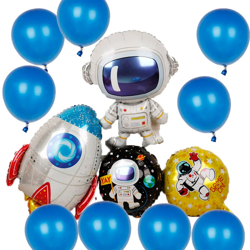 Космического пространства вечерние астронавт шар ракета алюминиевый воздушный