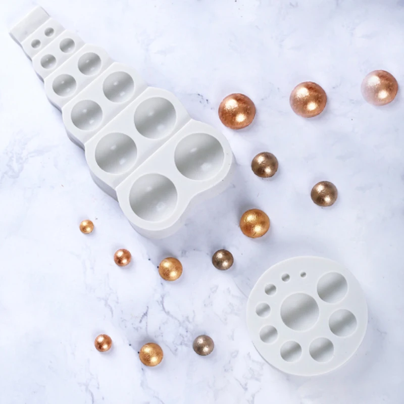 

Round Jewel Molds Fondant Cake Decorating Tools Silicone Molds Sugarcraft Chocolate Baking Tools for Cakes Gumpaste Fimo
