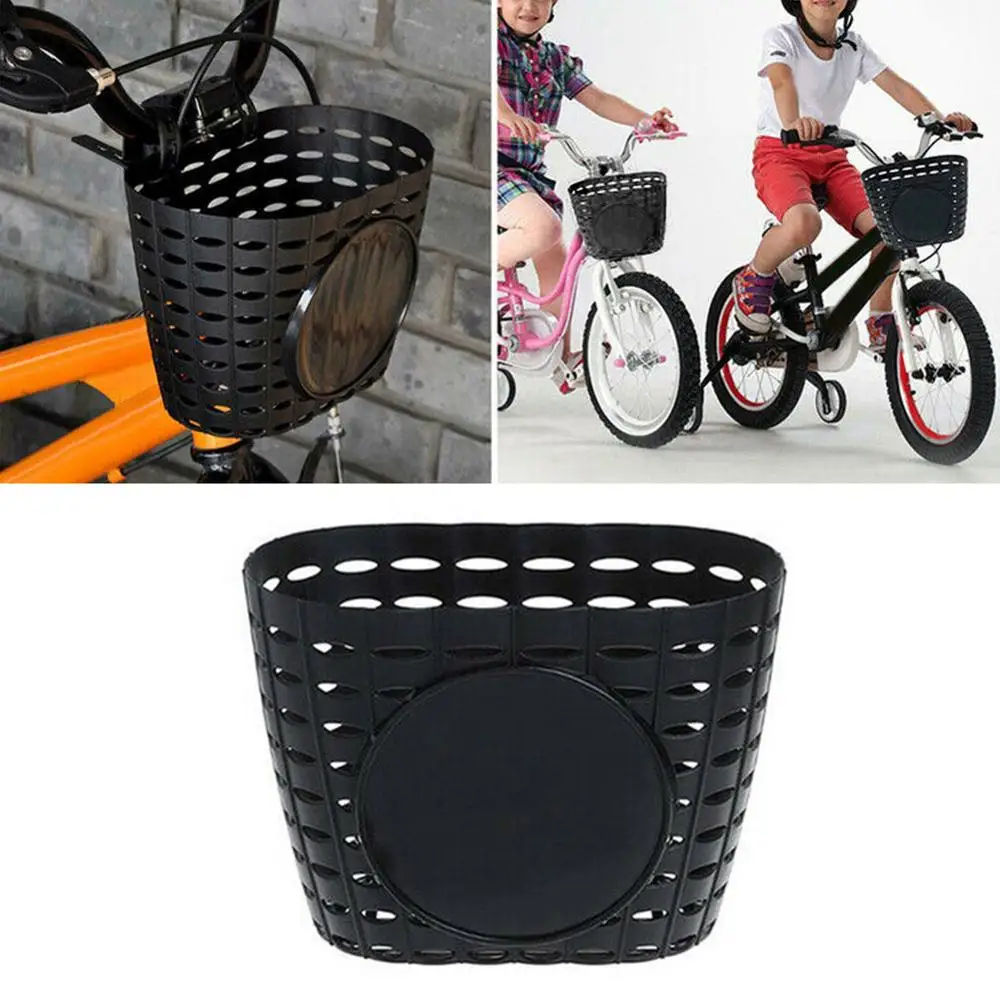 

Children Bicycle Basket Scooter Children's Bicycles Front Item Hollow Storage Baskets Bike Shopping Accessories