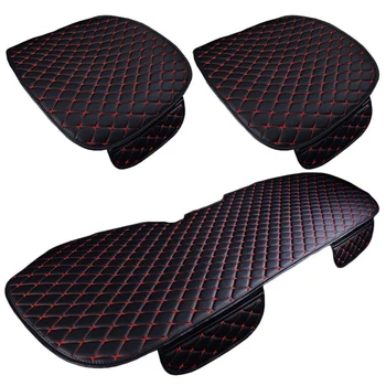 

Car Seat Covers Cushion Auto (Red, 3 Pack Set)