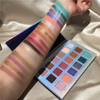 

Hotsale Colorfast 18-color Matte Eye Shadow Lasting Pigmented Shimmer Eye Shadow Palette