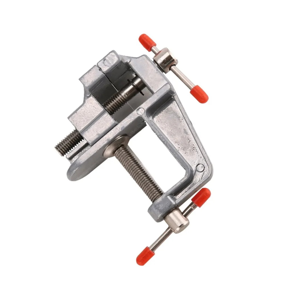 2019 Aluminum Small Jewelers Hobby Clamp On Table Bench Vise Mini Tool Vice Muliti-Funcational Craft Mold Fixed Repair Tool