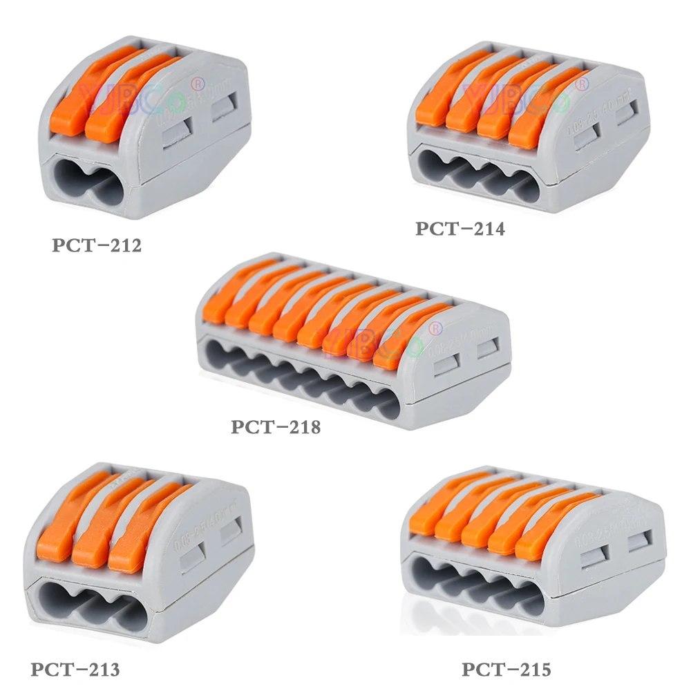 

30~100 pieces 2pin 3pin 4pin 5pin 8pin Universal Compact Wire Conductor Terminal Block downlight Connector led strip connector