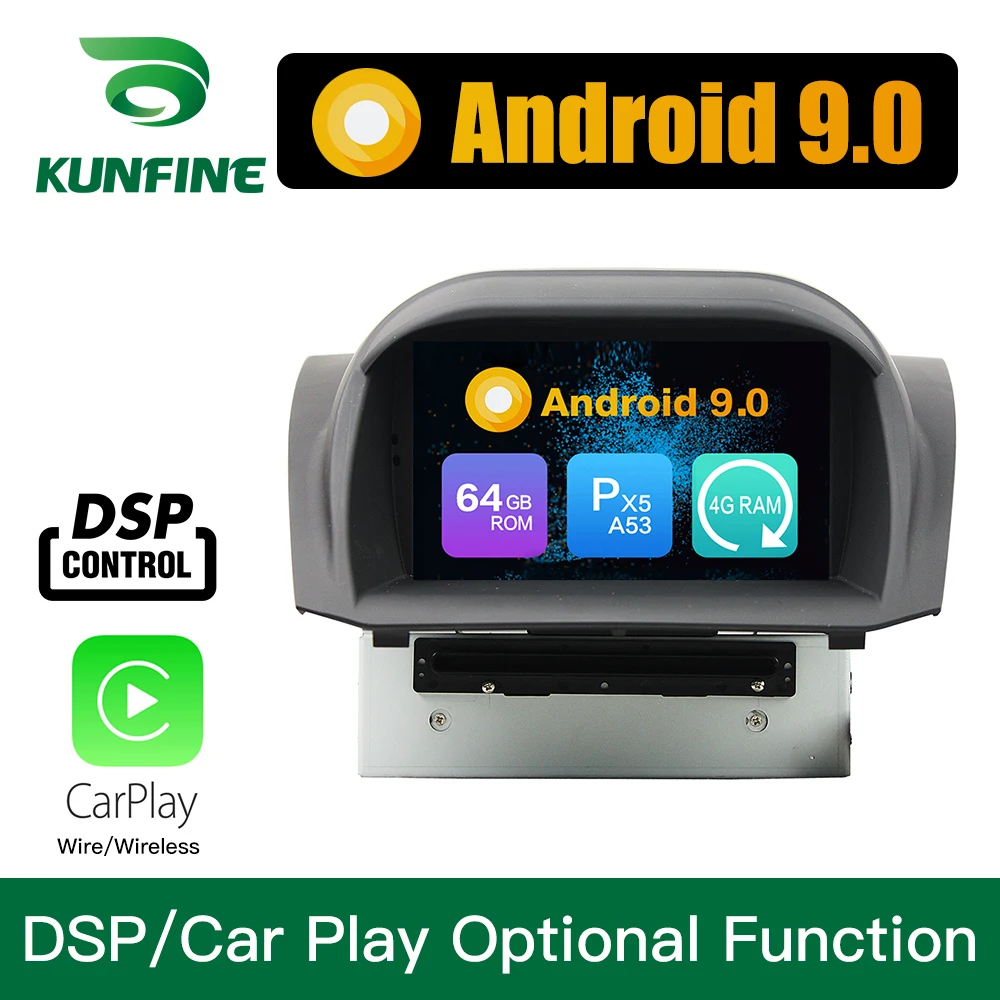 Автомобильный мультимедийный плеер Android 9 0 8 ядер 4 Гб ОЗУ 64 ПЗУ DVD GPS стерео для Ford