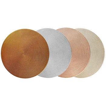 

4Pcs /lot Home Coffee Cup Mat Table Mats Steak Pad Anti-scalding Insulation Pads INS Nordic Hotel Restaurant Home Decor Round