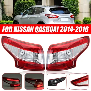 

Pair Car Rear LED Tail Light Lamp Brake Signal Lamp Taillight with Harness For Nissan Qashqai 2014 2015 2016 Car Accessroies