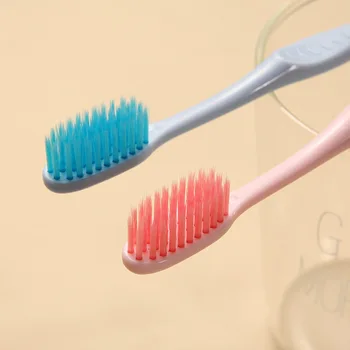 

Toothbrush Soft Bristle Adult Ultra-Soft Home Bamboo Charcoal Nanometer Toothbrush Children Head Male Women's Family Pack