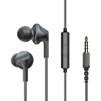 

AuGlamour F200 Zinc Magnesium Alloy In-ear Earphone 10mm Graphene Dynamic Driver HiFi Metal Subwoofer Sports Earbuds With MIC