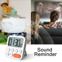 Magnetic Digital Kitchen Timer Electronic Countdown Time Counter Alarm Clock Mechanical Timer For Cooking Shower Study Stopwatch