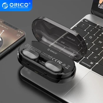 

ORICO Wireless Earphone Stereo TWS Headset Handfree Sport Bluetooth 4.2 Earphone with Charging Box For iphone Wireless Earbuds