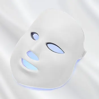

LED Facial Mask Beauty Skin Rejuvenation Korean Photon Light Therapy 7 Colors Neck Face Mask Machine Wrinkle Acne Anti-Aging New