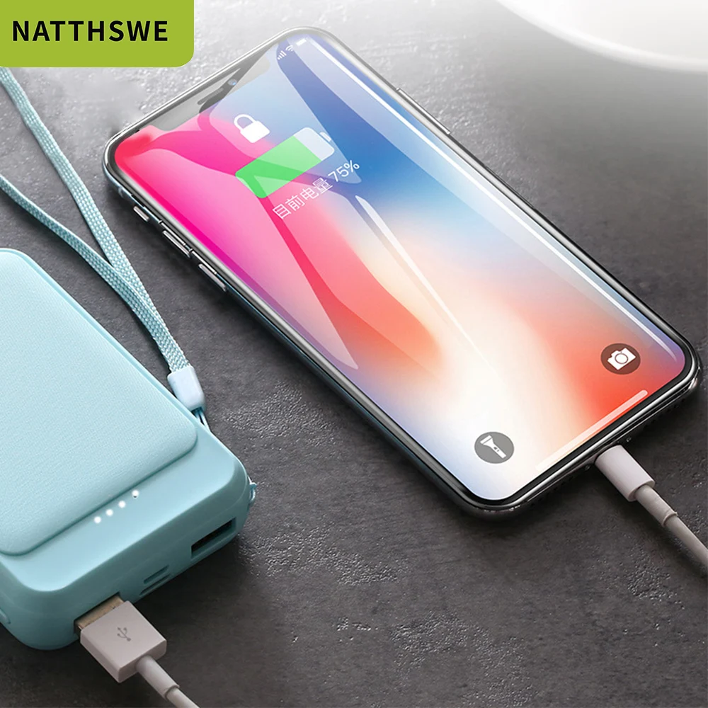 NATTHSWE 16000 мАч Внешний аккумулятор usb type-C PD Быстрая зарядка для iPhone 11 Pro Max samsung Внешний аккумулятор