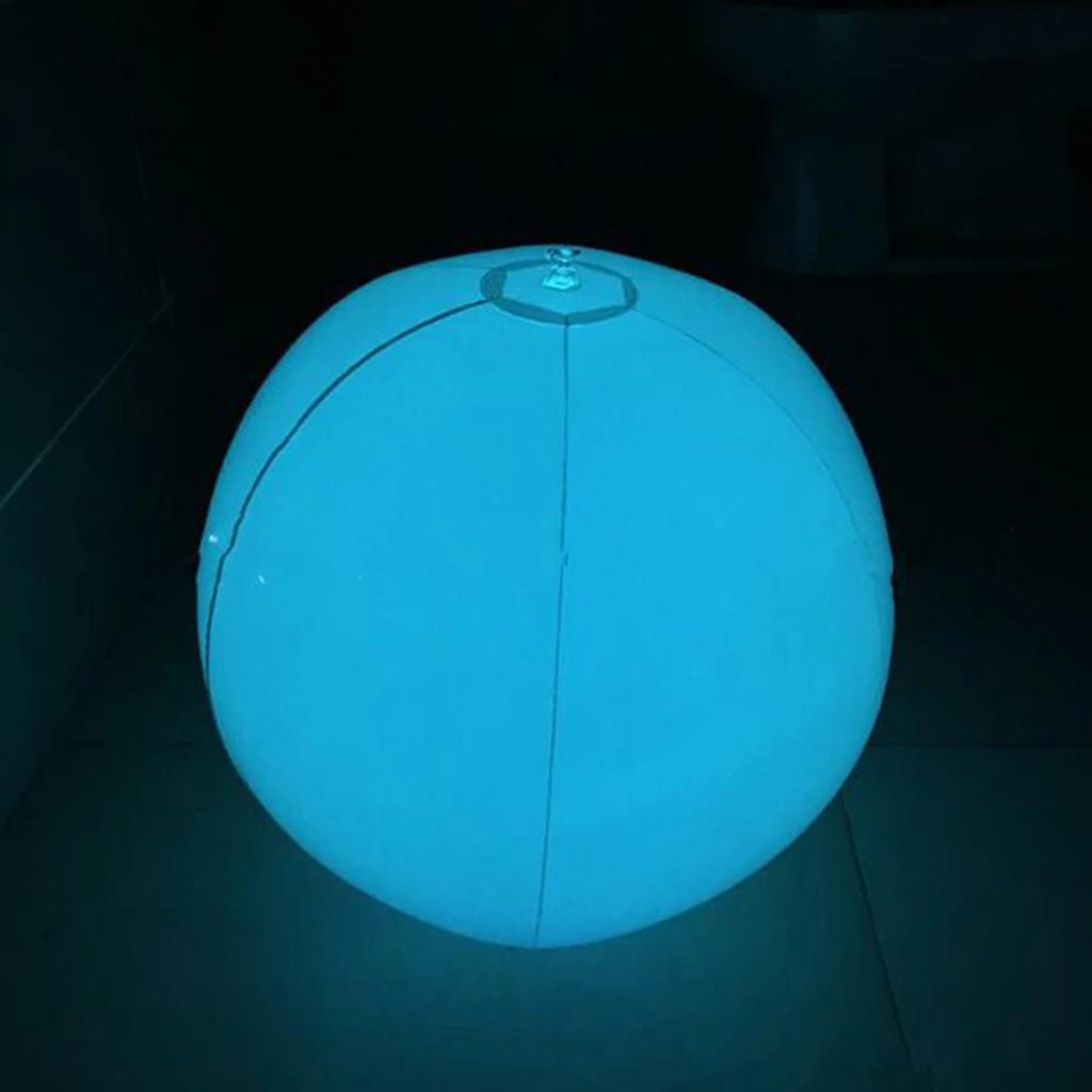 Inflatable Glowing LED Swimming Pool Beach Balls for Swimming Pool Home Garden Decoration Pools Accessories