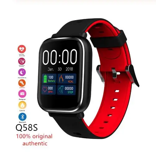 

Q58S Smart Watch 1.3 Full Screen Touch Smart Band Heart Rate Monitor Smartwatch Fitness Tracker Bracelet Connection Android IOS