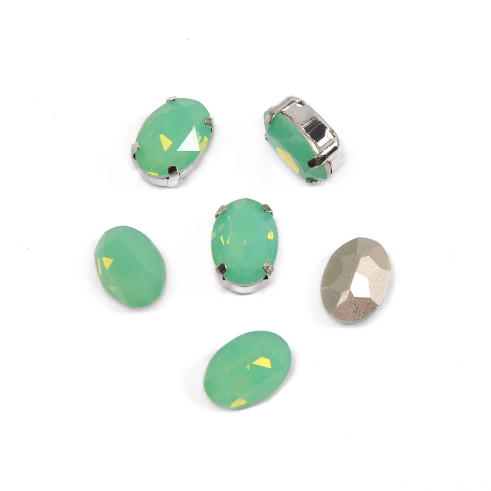 

4120 Pacific Opal Oval Sewing Loose Rhinestones Glass Fancy Crystal Stones DIY Sewing Strass On Handcrafts Clothing
