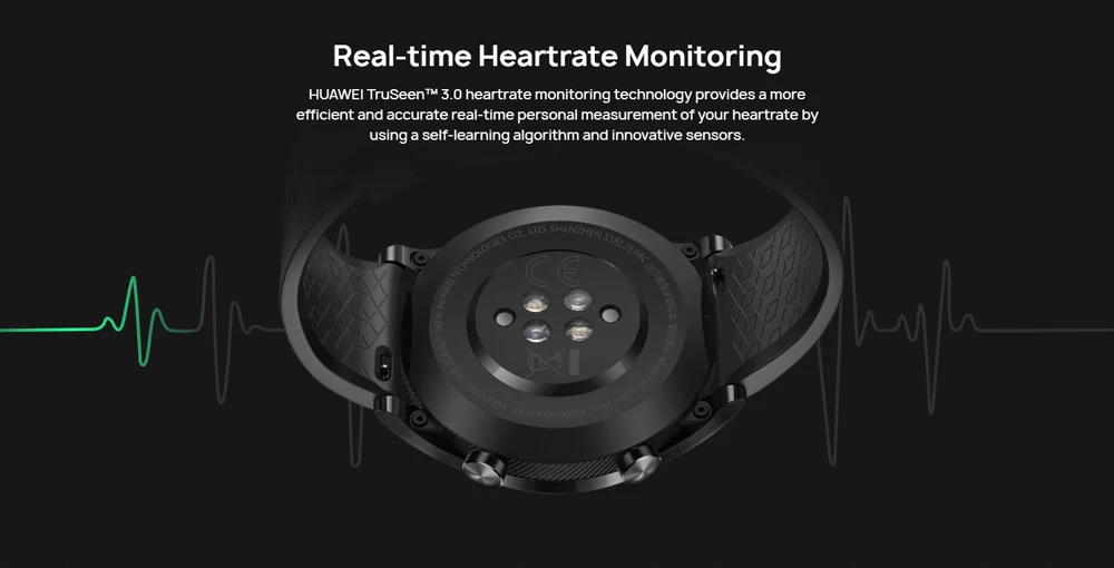 Huawei Watch GT Смарт часы глобальная версия gps 14 дней Срок службы батареи 5 атм водонепроницаемый телефонный звонок частота сердечных сокращений для Android iOS