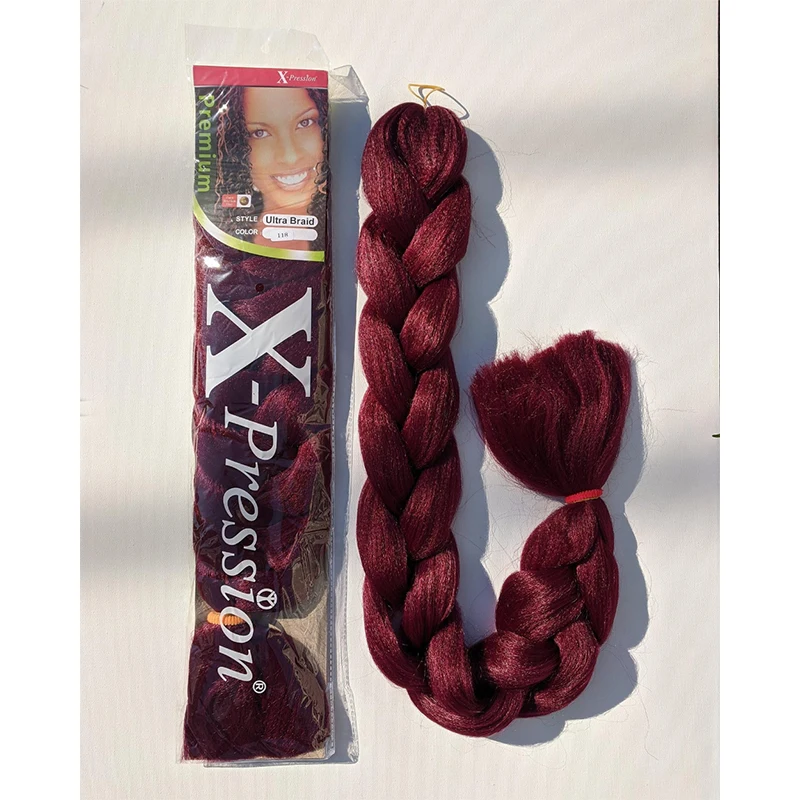 82 дюйма 165 г огромные плетеные волосы предварительно растянутые синтетические