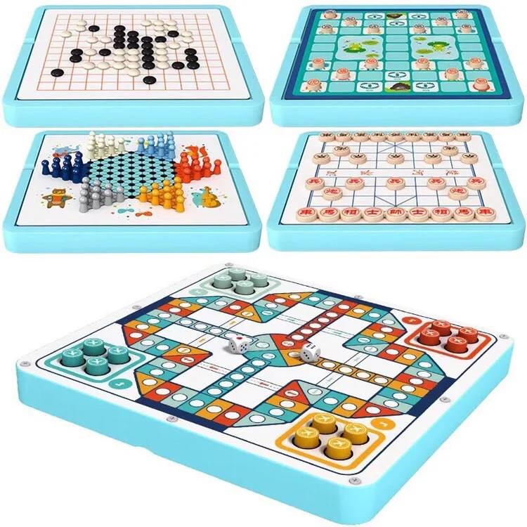 Аэроплан шахматы шашки пять-в-ряд животных шашка Snake Chess Детские шахматы игрушки развивающие 27 одна шахматная игра