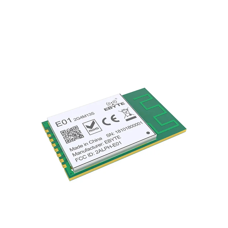 E01 2G4M13S nRF24L01 PA LNA 2 4 ГГц 20 МВт беспроводной приемопередатчик nRF24L01P PCB антенна