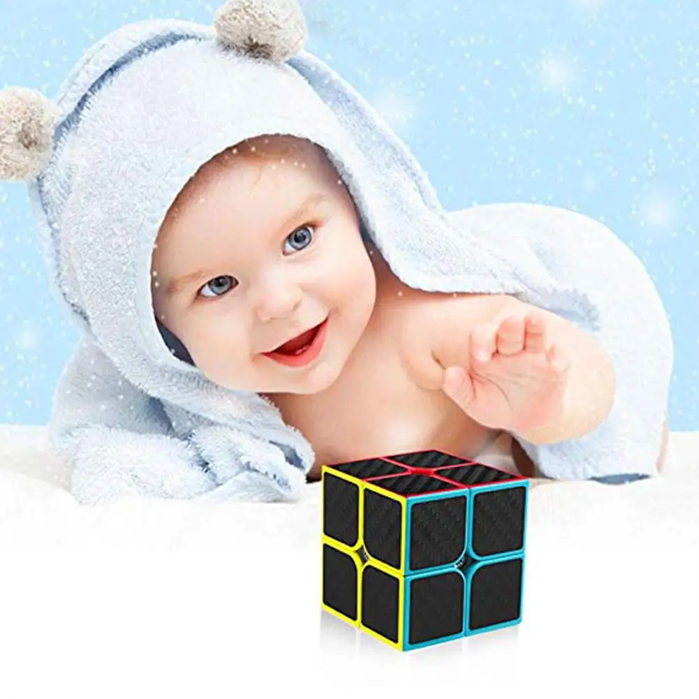 Kuulee 3x3x3 Гладкий Operateing углеродное волокно волшебный куб для снятия стресса игрушка для детей Высокое качество ребенок интересные игрушки