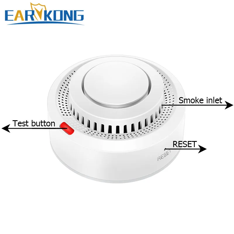 Tuya WiFi Smoke Alarm Fire Protection Smoke Detector Smokehouse Combination Fire Alarm Home Security System Firefighters