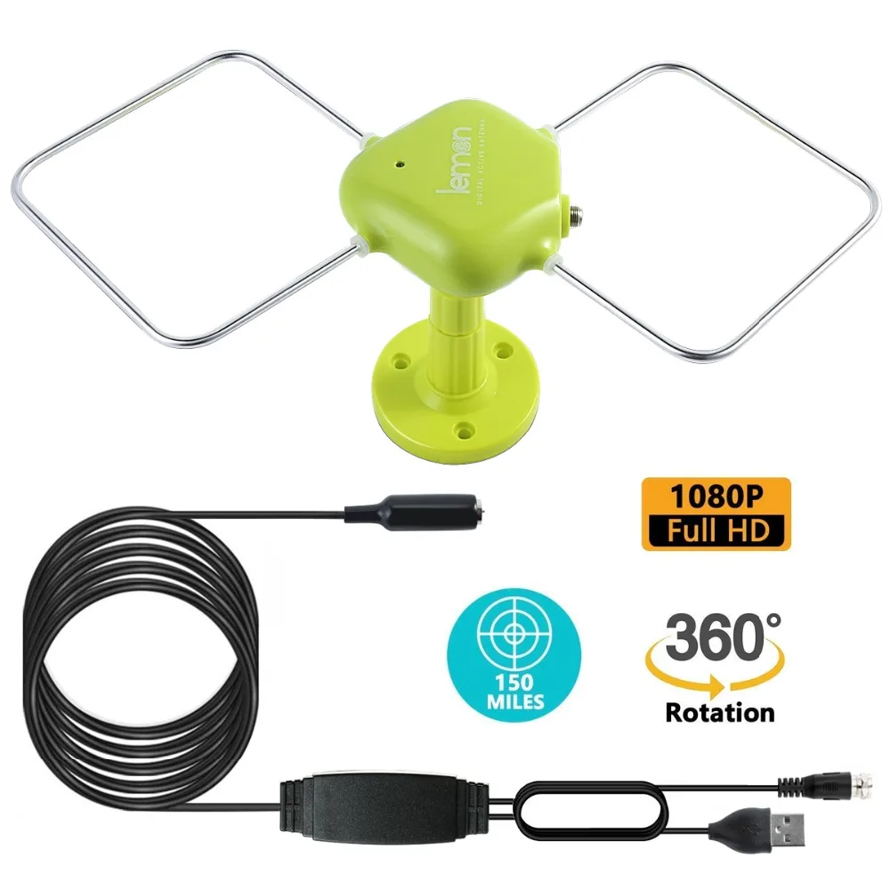 

smart 1500 miles hd Antenna TV Digital DVB T2 ATSC ISDBT HDTV Outdoor/Indoor Dual use Signal Amplifier strong High Gain dish