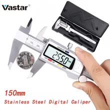150mm Vernier Calipers Measuring Tool Stainless Steel Digital Caliper 6 inch Measuring Instrument