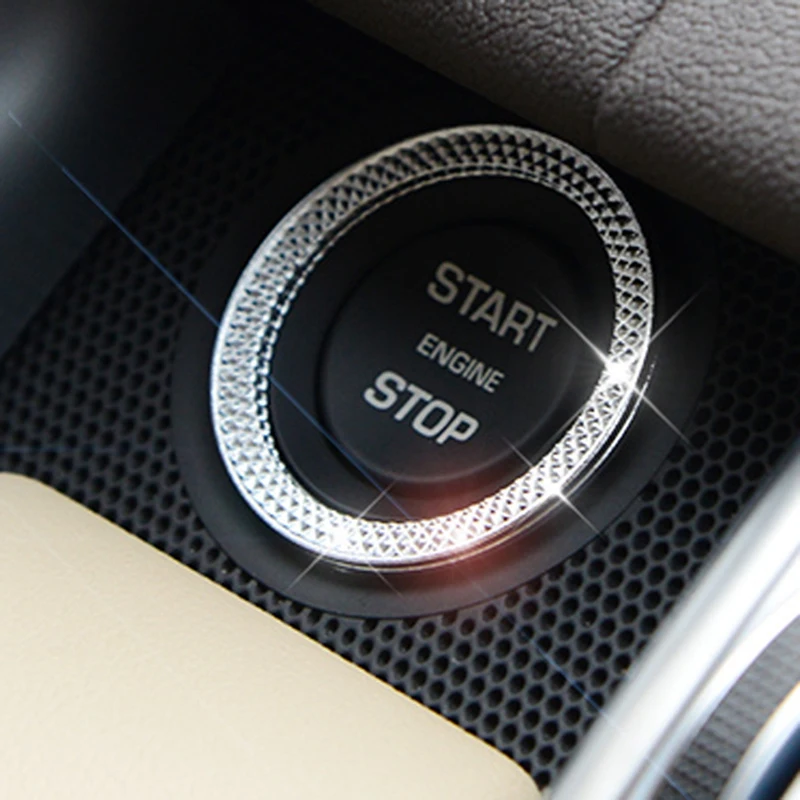 Engine Start Storage Switch Button Ring Trim Cover for Land Rover Range Rover Sport- Range Rover-Vogue L405 2013