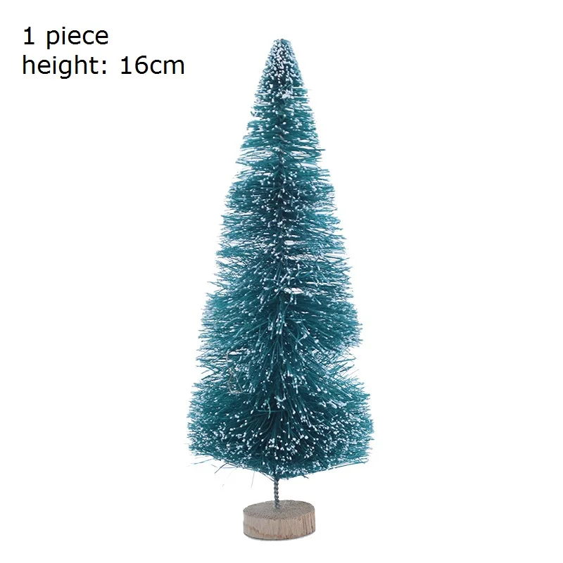 1pc 16cm B02 5-16 см Многожильная Мини Рождественская елка искусственная сосна елки DIY рождественские фото реквизит на год Рождественская вечеринка украшение стола - Цвет: 1pc 16cm B02