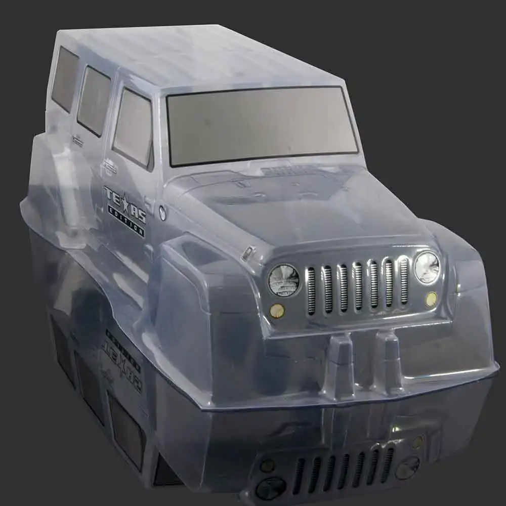 2 шт. 1/10 RC 313 мм Колесная база Jeep Wrangler Rubicon ПВХ корпус для Рок Гусеничный осевой SCX10 D90 TAMIYA CC01 hsp Monster truck