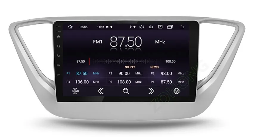 Android 9,0 RAM2Gb 2.5D Автомобиль Радио DVD для hyundai Solaris Verna Авто радио мультимедиа плеер для автомобиля gps навигации для hyundai Solaris радио
