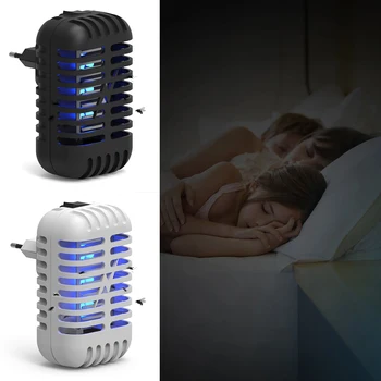 

EU Plug Electric Mosquito Fly Bug Insect Trap Socket Novelty Lighting Mosquito Killer Lamps Light Plug-In Mosquito Trap