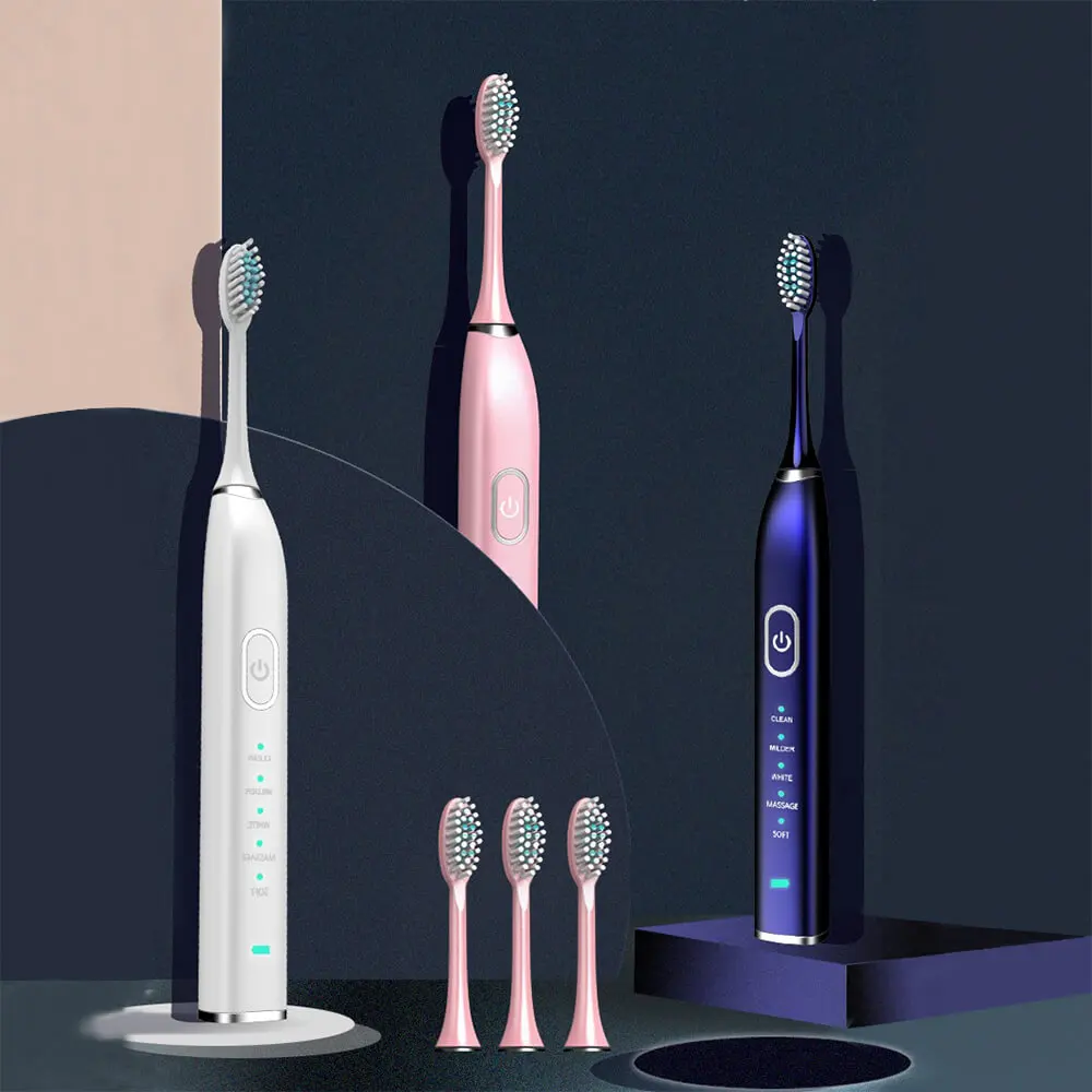Tackore Electric toothbrush Sonic Electric Toothbrush Adult Timer Tooth Brushes 5 Modes 10 Frequencies IPX7 Tackore Electric toothbrush Sonic Electric Toothbrush Adult Timer Tooth Brushes 5 Modes 10 Frequencies IPX7