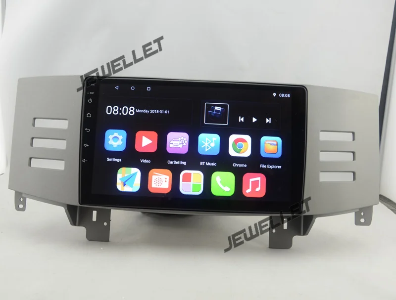 

9" Octa core 2.5D IPS screen Android 8.1 Car GPS radio Navigation for Toyota Mark X 2004-2009 with 4G/Wifi DVR OBD mirror link