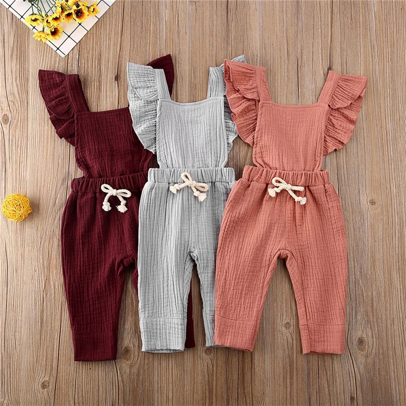 Newborn Infant Baby Girl Boy Summer Clothes Cotton Romper Jumpsuit